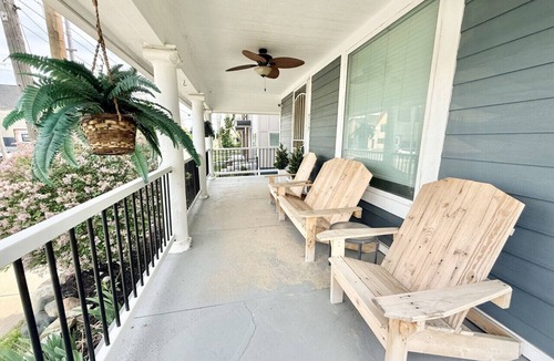 Kennedy King House | 3BR Downtown Home w/King Bed, Porch, Firepit,Grill