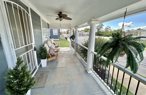 Kennedy King House | 3BR Downtown Home w/King Bed, Porch, Firepit,Grill