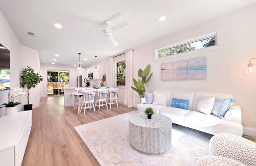 St. Augustine House | 3BR Modern Coastal Cottage 1 Mi to Downtown Coffee & Waffle Bar