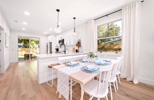 St. Augustine House | 3BR Modern Coastal Cottage 1 Mi to Downtown Coffee & Waffle Bar