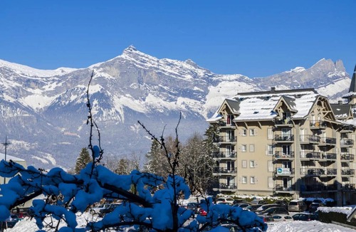 Saint-Gervais-les-Bains Apartment | 3rd floor, swimming pool, balcony, tv, ski locker, 40m², Saint Gervais