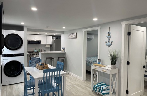 Seaside Heights Apartment | 3rd House to Beach Ocean Block Lux 2BR Apt + Parking Webster Beach House