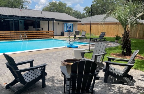 Fort Walton Beach House | 4 BR, Private Pool/Hot Tub, Pet Friendly, 5 mi to the Beach, Quiet Neighborhood!