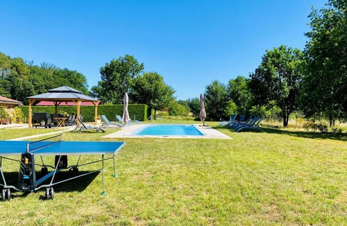 Capdrot House | 4-Star Tourism Rated Holiday Home with Air Con & Private Heated Pool - 40 Mins from Bergerac