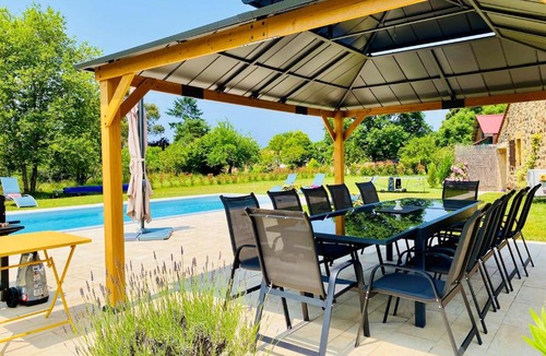 Capdrot House | 4-Star Tourism Rated Holiday Home with Air Con & Private Heated Pool - 40 Mins from Bergerac