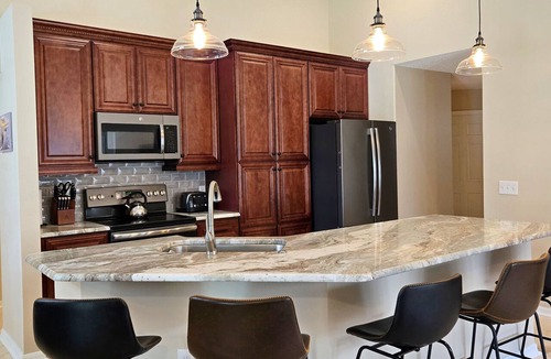 Haines City House | 4BR 3Bath Pool Home with Golf Course View, Quiet Cul De sac in Southern Dunes