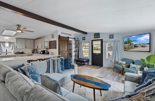 Palm Coast House | 4BR Coastal Pool Cottage Golf Cart Kayaks