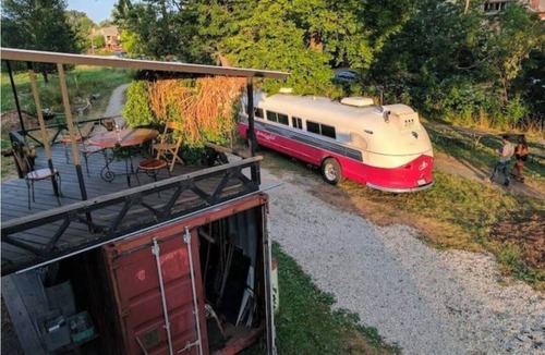 Detroit Villa | 5 acre SECLUDED tiny house village SWIMPOND! 5 mins from downtown Detroit