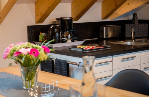 Bensheim Apartment | 5* rooftop loft with roof terrace to enjoy/1-4 p/garden use/parking/close to the city