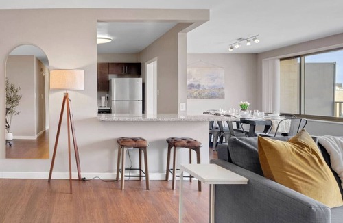 Aurora Highlands Apartment | 5 to DCA | 2BR/2BA | Balcony | Walk to Metro+Free Parking