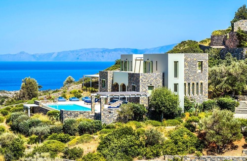 Elounda House | 5' to Elounda Beach/16 Bedrooms Luxury Estate/2 Private Pools/Hot Tub/Gym