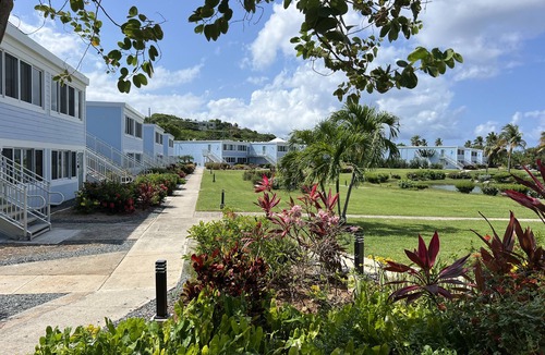 Cabes Point Condo | 50 Yards From Sapphire Beach, Marina Is Walking Distance For Daily Activities
