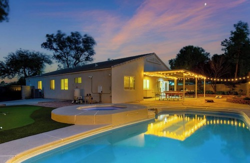 North Las Vegas House | 5BD Spacious Backyard, Arcades, Pool, Spa, Golf