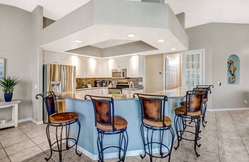 Caloosahatchee House | 5BR/3BA Waterfront Oasis in Cape Coral | Heated Pool & Spa + Private Dock | Gulf Access