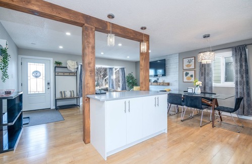 Jasper Place House | 5BR Bungalow: AC|Arcade|Foosball|Walk to WEM