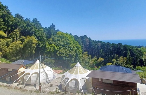 Futo Cabin | 5m bell tent A overlooking Sagami Bay for 2 peopl/Ito Shizuoka