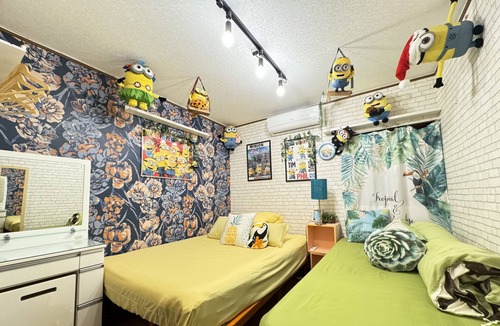 Taisho-ku House | ( 6) 22 people can be accommodated / Close to Kyocera Dome / 5 min. to Dotonbori / 2 min. to the nearest station / 7 bedrooms, 1 building for rent! All rooms have different concepts and are fun to stay in.