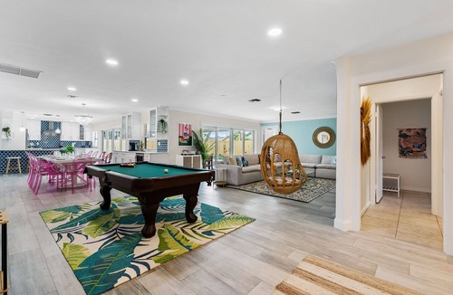 Villages of Palm Beach Lakes House | 6BR Beach Resort-Style Game House! Heated Pool