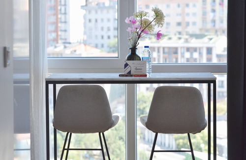 Kagithane Apartment | 7th floor central 1-Bdr Apt Wi-Fi/Pool/Gym