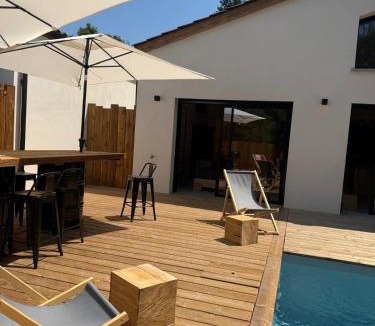 Martillac Villa | 8 pers - Piscine & Jacuzzi - 15km Bordeaux