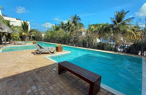 Merida Apartment | 87972 Romantic condo, best retreat for a couple, 1 block from the Ocean