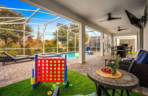 Davenport House | 8BR Enchanted Disney Villa with Pool & Epic Themes