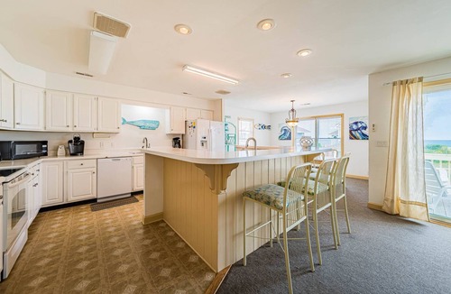 Corolla House | A Beach Ball - Corolla, Crown Point, Ocean View, 50 Ft to Beach, Community Pool, Hot Tub, Pets OK