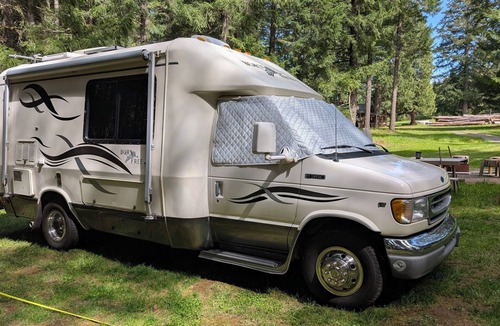 Blue River RV Rental | A beautiful mountain view RV Site