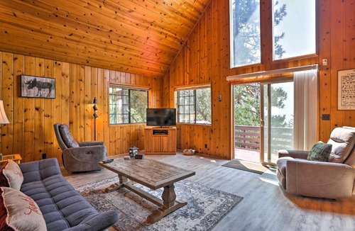 Running Springs House | A-Frame Cabin, Panoramic Valley Views & Sunsets