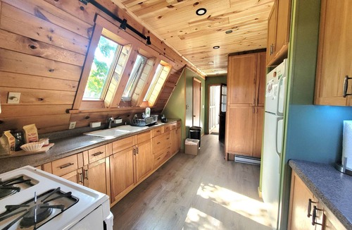 Beaver Island House | A Frame cabin with a short stroll to a gorgeous sandy beach!