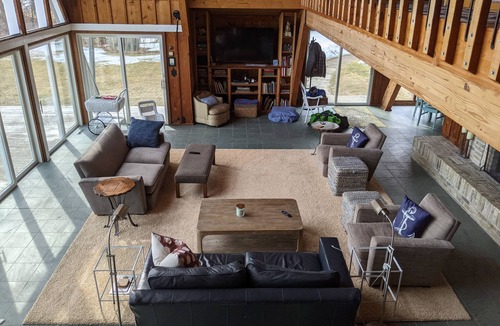 Hingham House | "A" frame cottage on the shore of Lake Michigan