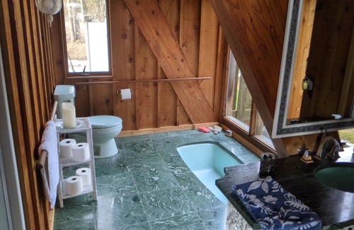 Hingham House | "A" frame cottage on the shore of Lake Michigan