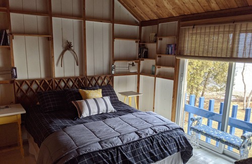 Hingham House | "A" frame cottage on the shore of Lake Michigan