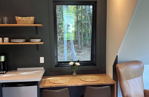 Greenfield Center Cabin | A-Frame Tiny home in the forest