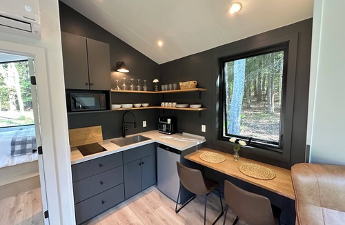 Greenfield Center Cabin | A-Frame Tiny home in the forest