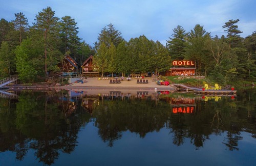Long Lake Cottage | A Great Camp Style Cabin at Motel Long Lake