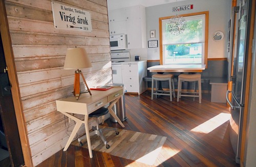 Marshland House | A guest house with unique decor featuring upcycled and recycled items.