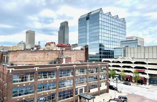 Old Market Apartment | A historic Husker themed, 1,300 square foot loft in the heart of the Old Market