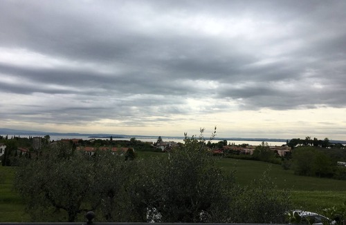 Monte Apartment | A quiet terrace with a breathtaking view of Lake Garda