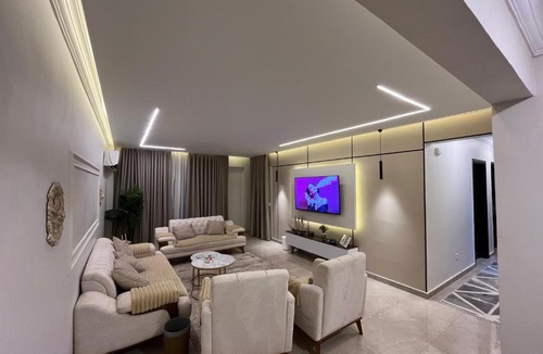 Sheikh Zayed City Apartment | A serviced three - bedroom apartment exclusively for you, located in one of the best areas in Sheikh Zayed