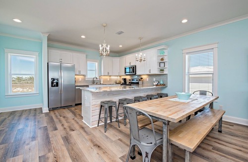 Southpointe House | A Wava Sunshine big 5-bedroom beach view home with pool steps to the beach by Prickett Properties