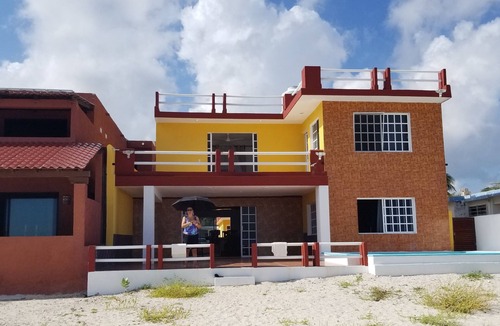 Chelem House | A Wave From It All - Chuburna Beach Front, Spacious Family or Romantic Villa