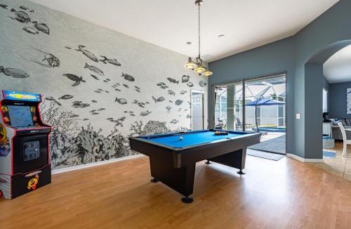 Sabal Harbour House | A Wave From it All! Pet friendly, Private heated pool home with fire pit!