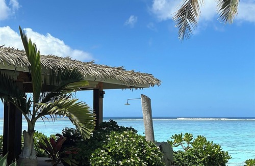 Tapere of Vaimaanga Villa | Absolute Luxury Beachfront Villa on a pristine lagoon at your doorstep!