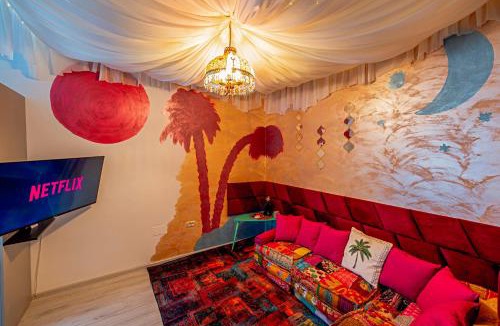 Chiajna Apartment | AC Arabian Nights Suite Romantic Moroccan Escape