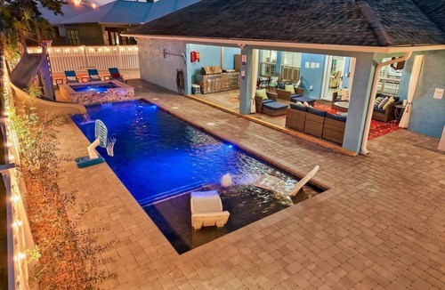 Laguna Beach Estates House | Accessible 5BR Oasis w/Heated Pool/Spa/TurboSlide, SportCourt, Minigolf, Beach