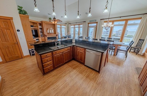 Wind Over Waves House | Accessible Semi-Soundfront: Pool, Hot Tub, Game Rm, Elevator, Boat Ramp, Linens