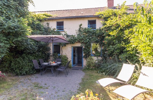 Saffre Cottage | Accessible Stone Cottage with Garden, Near Nantes & Vioreau Lake, Sleeps 6