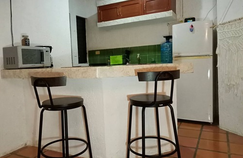 Colonia 10 De Abril Apartment | Accommodation decorated in rustic farmhouse style offers harmony and comfort.