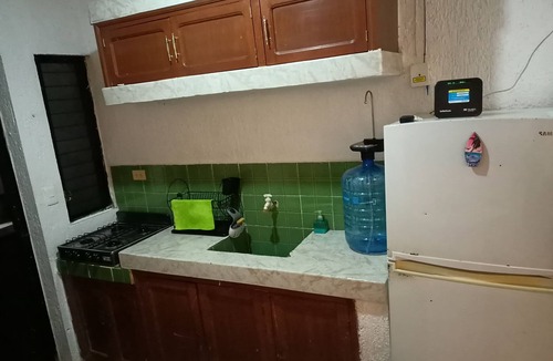 Colonia 10 De Abril Apartment | Accommodation decorated in rustic farmhouse style offers harmony and comfort.